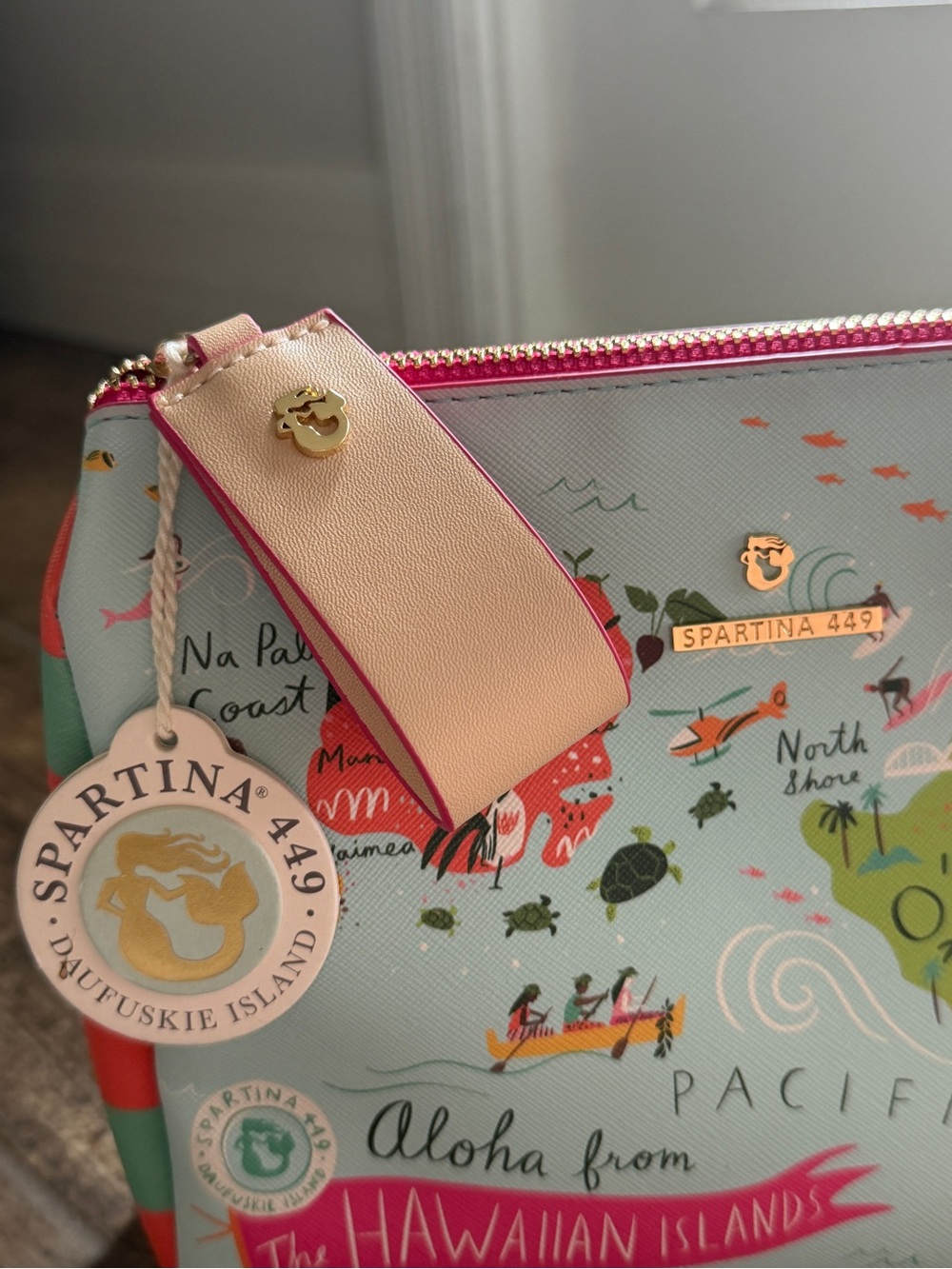 NWT Spartina 449 Hawaiian Islands Carry All Case - Picture 9 of 10